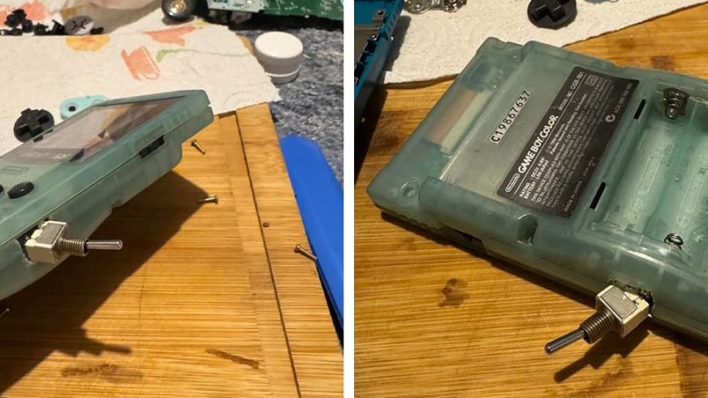 Game Boy Color usado tem interruptor gigante na lateral — e a função dele surpreende