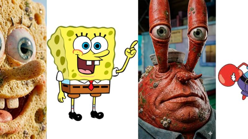 IA imagina personagens de Bob Esponja em versão hiper-realista (e é assustador)