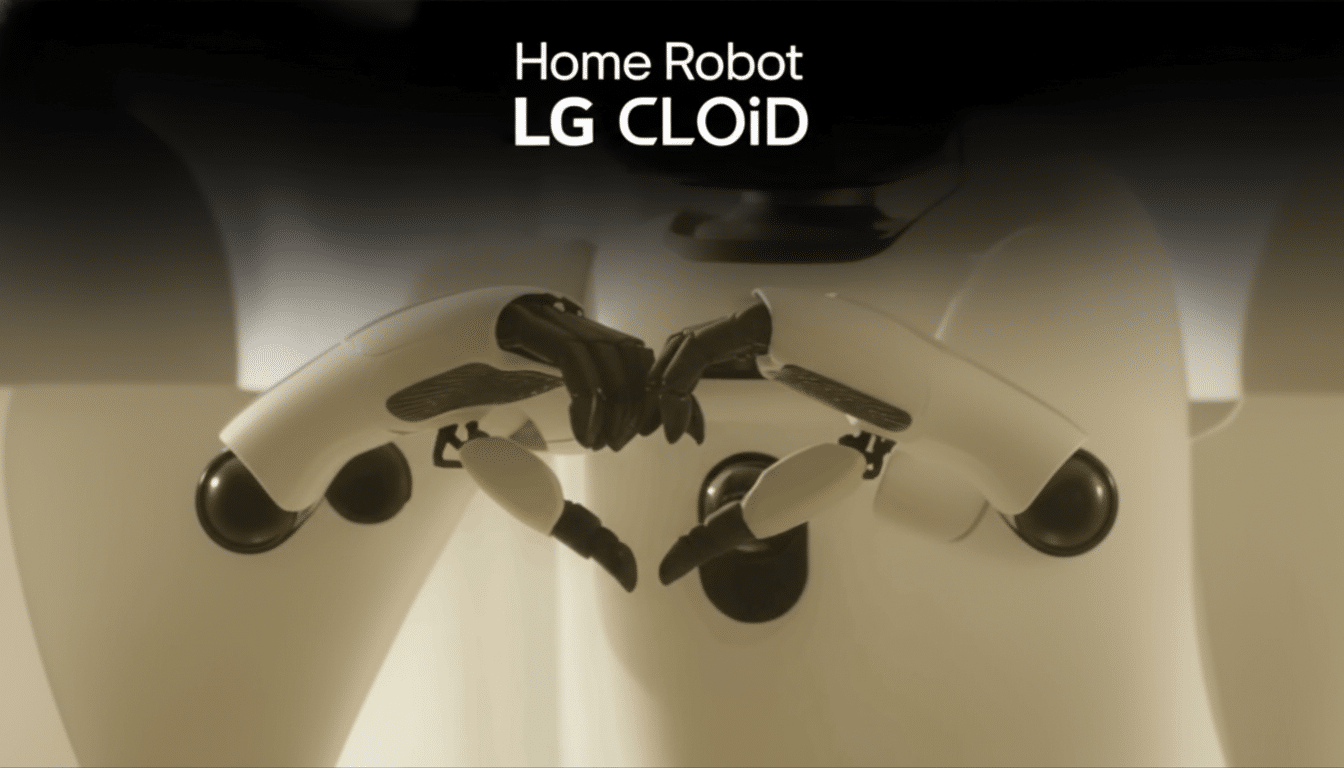 Novo robô da LG, CLOiD, promete revolucionar rotina doméstica e liberar mais tempo em família