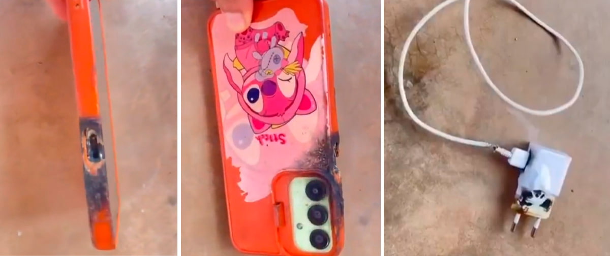 Adolescente morre após celular explodir enquanto carregava na tomada