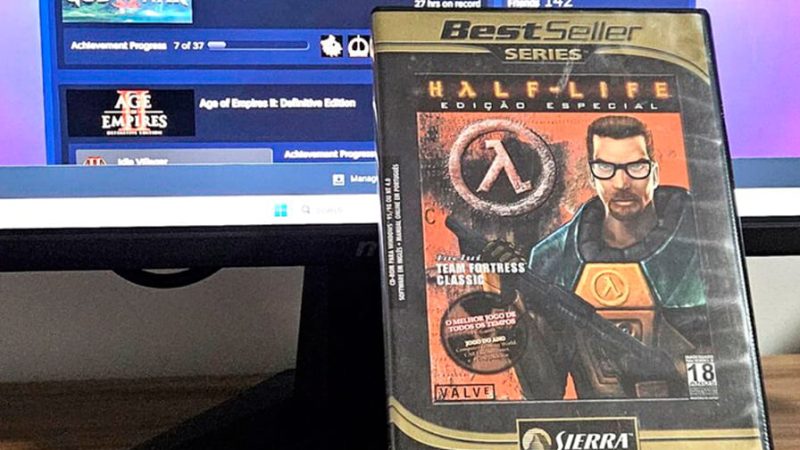 CD de Half-Life de 1998 salvou conta Steam com 6 mil horas de Dota 2; entenda