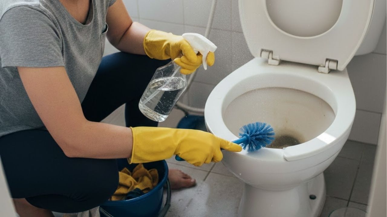 Com esta misturinha mágica você irá remover toda a crosta e manchas do vaso sanitário em menos de 5 minutos, solução prática, econômica e eficiente