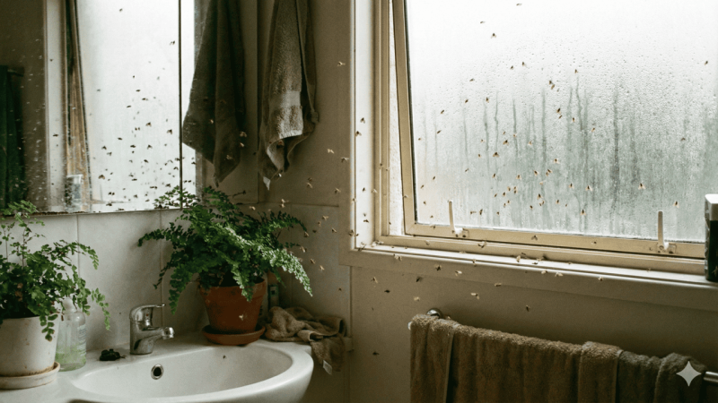 Como acabar de vez com mosquitos de banheiro e ralos cheios de umidade