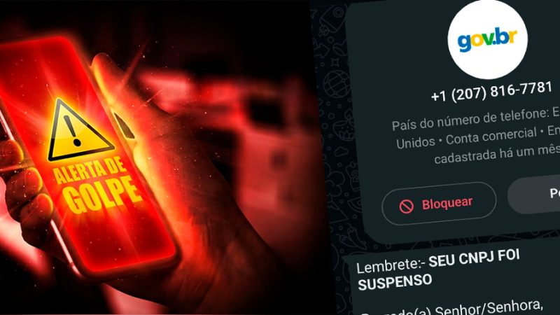 Cuidado: Golpe do “MEI Suspenso” volta a circular: vítimas recebem CNPJ real na mensagem falsa