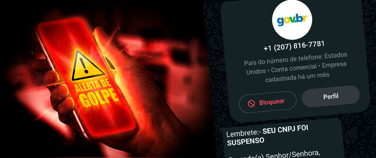 Cuidado: Golpe do “MEI Suspenso” volta a circular: vítimas recebem CNPJ real na mensagem falsa