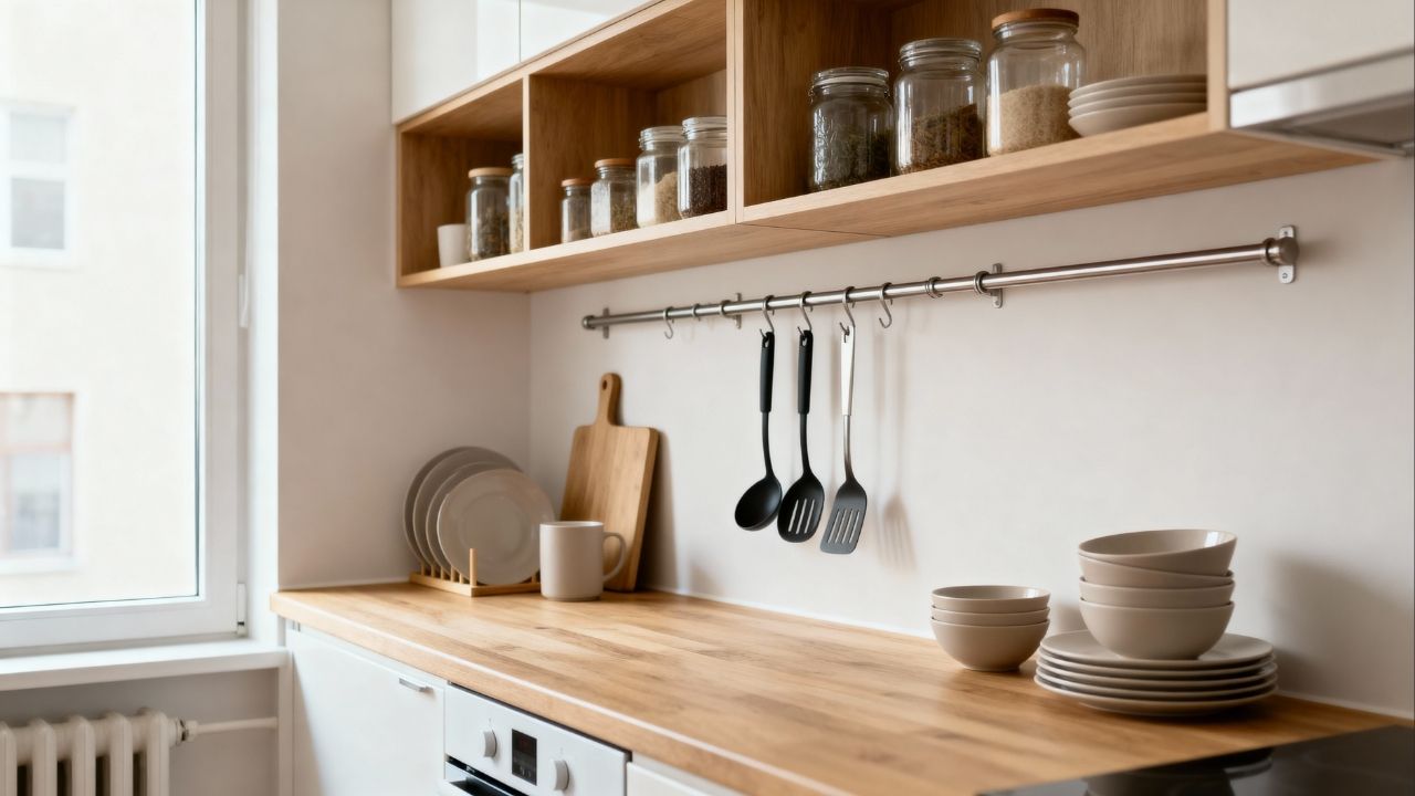 Diga adeus aos armários de cozinha: invista nesta tendência barata e funcional que dará mais espaço ao ambiente