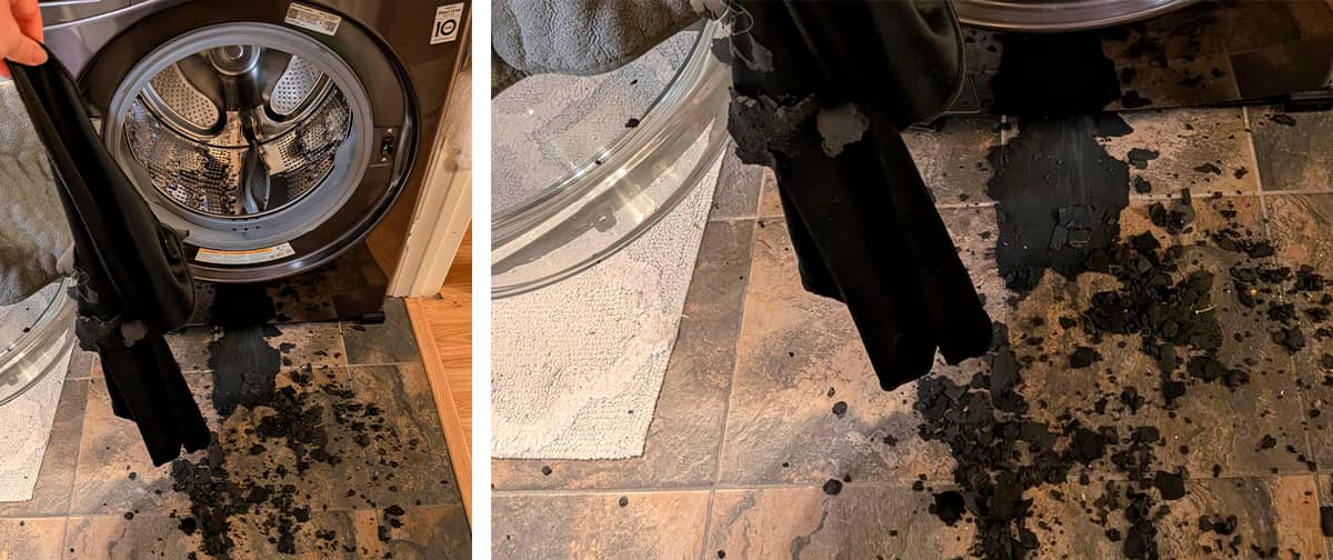 Ele colocou o mousepad na máquina e o acessório ‘explodiu’ em mil pedaços