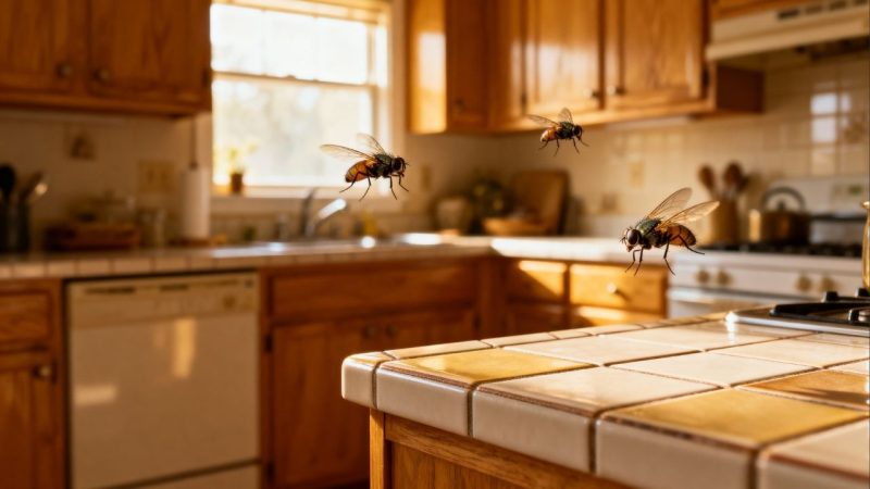 Livre-se das moscas usando dois ingredientes que eliminam o cheiro que as atrai