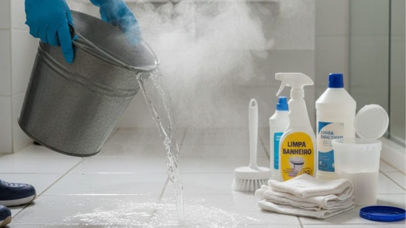 Nem detergente, nem bicarbonato, você precisará apenas de água quente para limpar a sua casa com mais eficiência, removendo gordura, manchas e resíduos