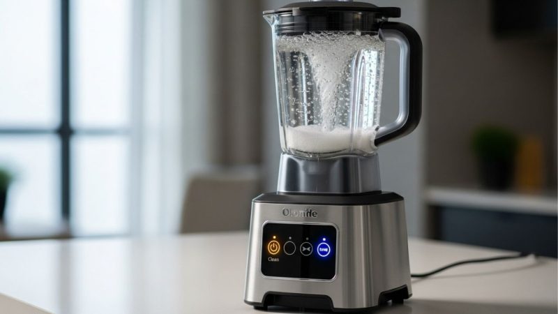 Nem esponja, nem escova, a forma certa de lavar o liquidificador usando o próprio aparelho e sem precisar esfregar