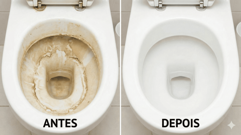 Sem vinagre, nem bicarbonato: a forma correta de tirar o calcário do banheiro é desse jeito