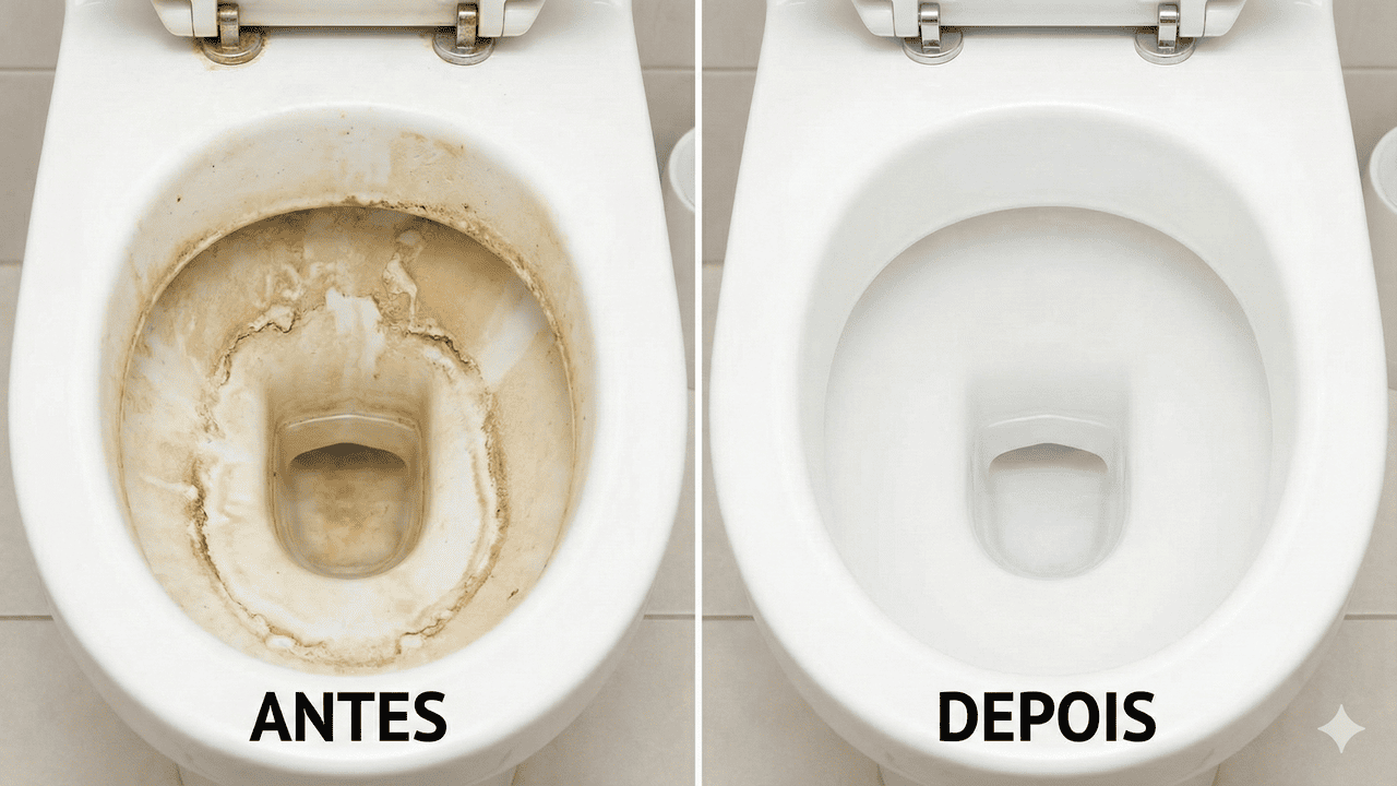 Sem vinagre, nem bicarbonato: a forma correta para tirar o calcário do banheiro