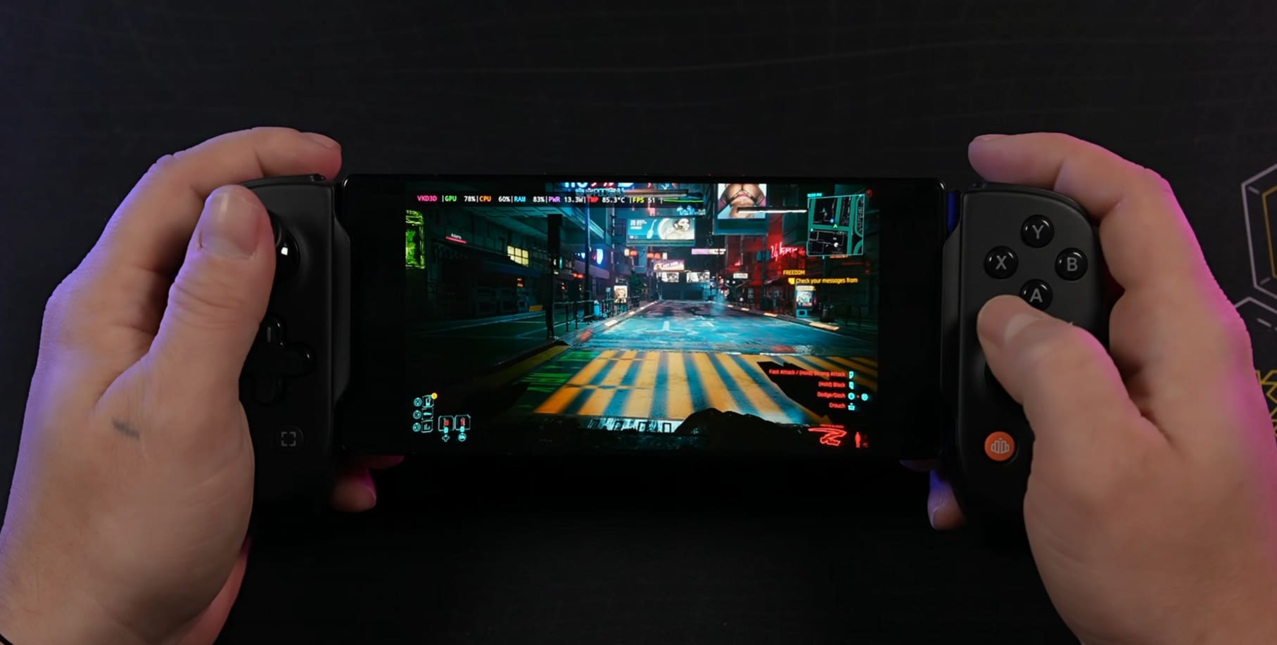 Celular bate 100ºC, mas consegue emular Cyberpunk 2077 a 50 FPS