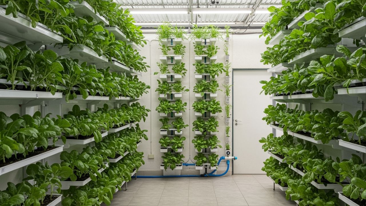 Como montar uma fazenda vertical de alface com 10m² e faturar R$ 2 mil/mês