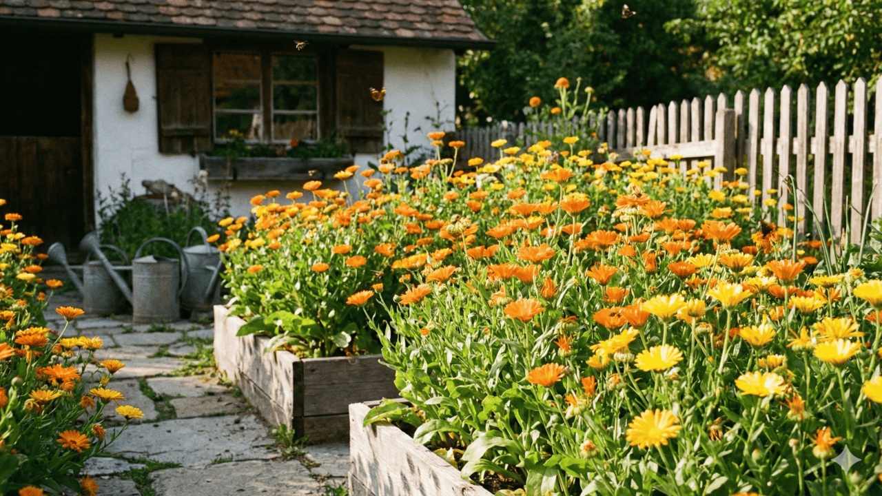 Como plantar calêndula em vasos e canteiros e ter flores radiantes o ano todo