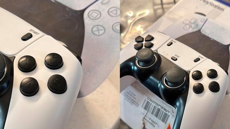 DualNonsense? Homem compra controle do PS5 e recebe cópia bizarra com botões estilo do Xbox