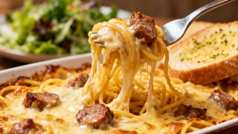 Espaguete assado à toscana cremoso virou o prato mais pedido da casa e já superou a lasanha nos almoços de domingo