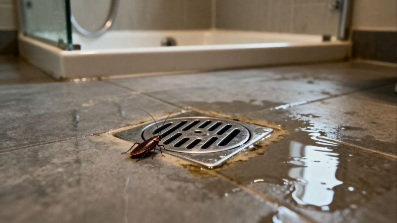Por que baratas aparecem no banheiro mesmo sem lixo exposto ou comida no ambiente