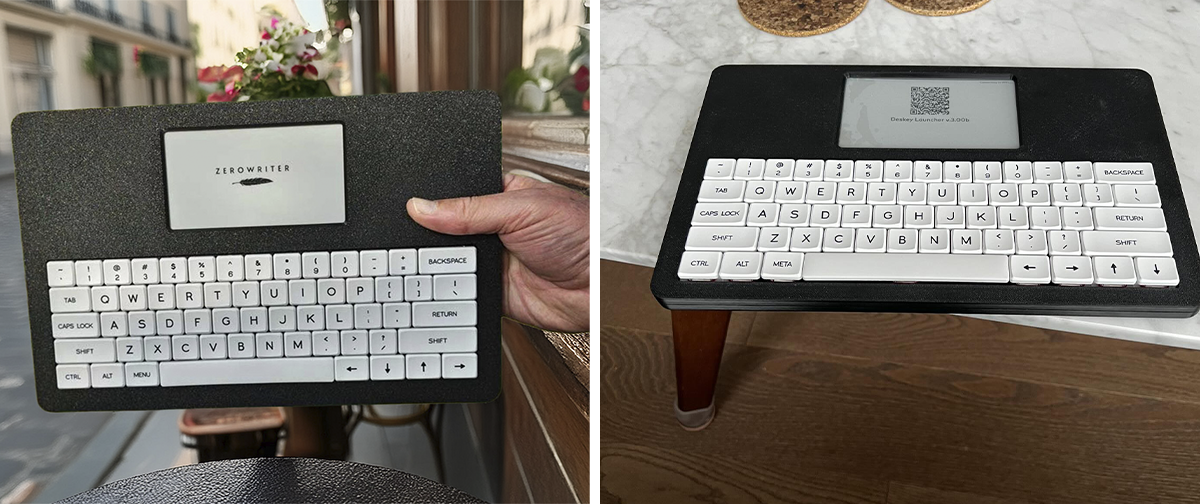 Sem distrações: Zerowriter Ink revive o prazer de digitar e aposta em tela e-ink e teclado mecânico