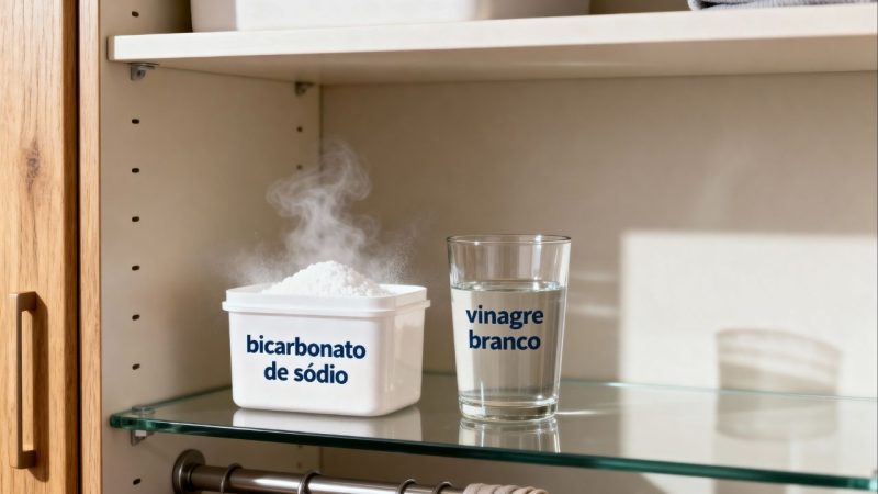 Seu guarda-roupa não vai mais ficar com cheiro de mofo: só 2 colheres de bicarbonato, 1 copo de vinagre branco e 1 recipiente aberto já ajudam