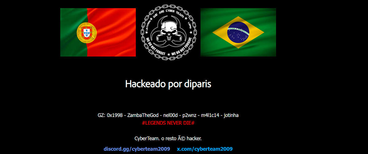 Site da Federação Gaúcha de Futebol é hackeado