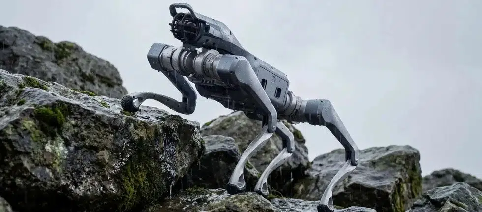 o cão-robô industrial de 18 kg que corre 18 km/h e carrega 65 kg