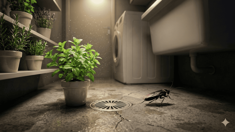 As 4 espécies de plantas mais poderosas para manter a lavanderia livre de baratas