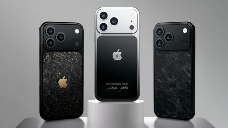 Caviar lança iPhone 17 Pro customizado em comemoração aos 50 anos da Appl