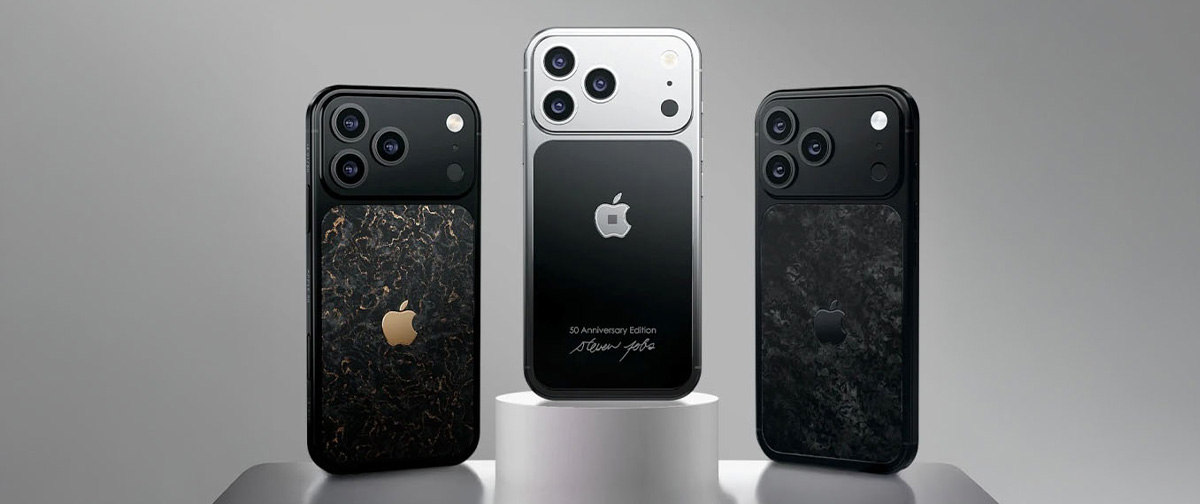 Caviar lança iPhone 17 Pro customizado em comemoração aos 50 anos da Appl
