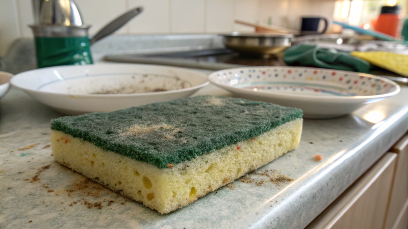 Como usar sua esponja de louça do jeito certo para evitar mau cheiro e bactérias na cozinha
