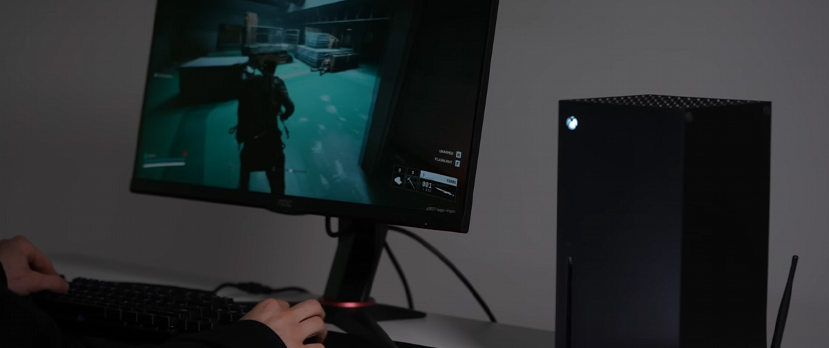 Homem monta PC com Core i7 e RTX 5060 dentro da carcaça de um Xbox Series X
