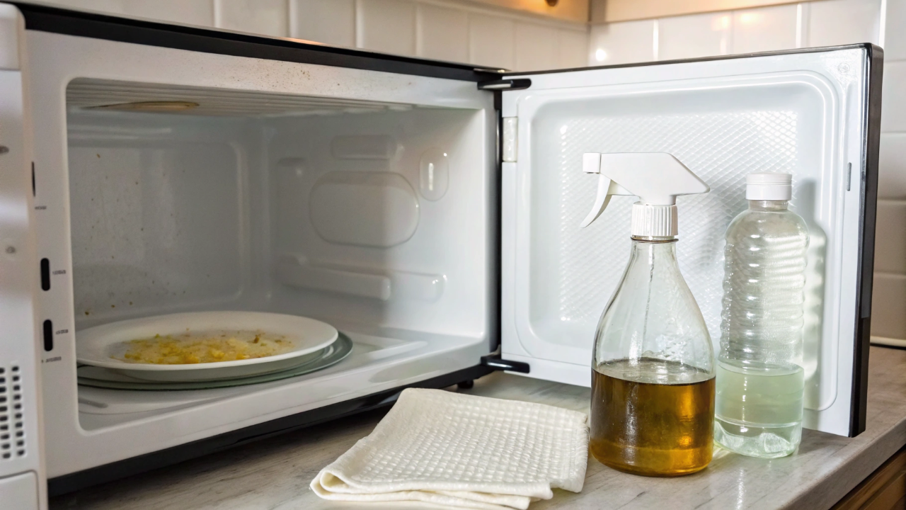 Misturinha caseira com 2 ingredientes limpa o micro-ondas e tira o mau cheiro em até 5 minutos