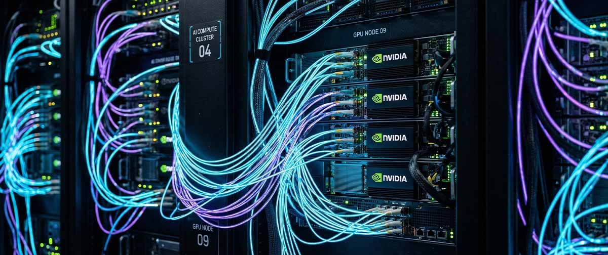 O motor invisível: como a infraestrutura de rede sustenta o império da Nvidia