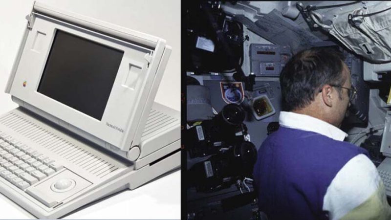 O primeiro notebook da Apple enviou o primeiro e-mail do espaço (mas foi um fracasso de vendas)