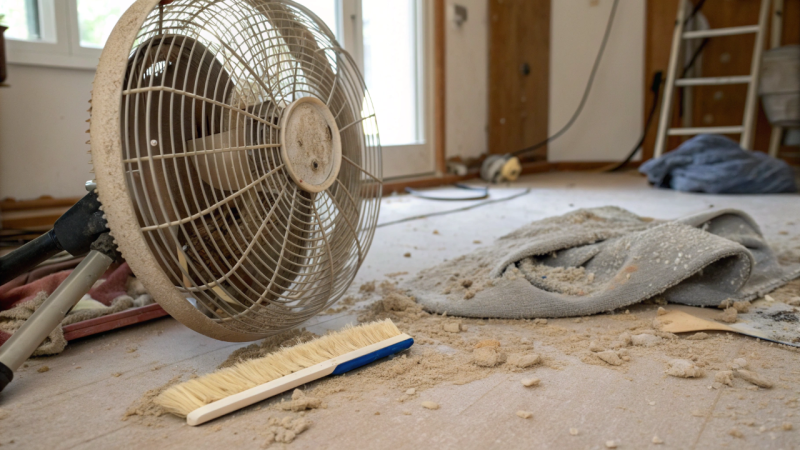 Pano e espanador não resolvem: erro na limpeza do ventilador espalha pó pela casa