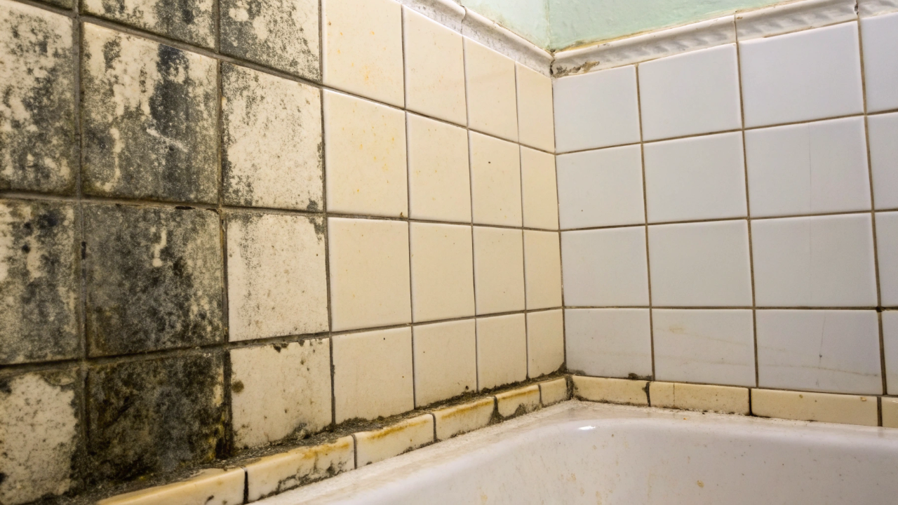 Perigo silencioso como o vapor pós-banho favorece manchas e mofo no seu banheiro