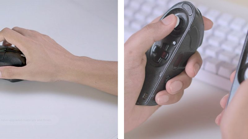 Phase: este mouse se divide em dois para se transformar em controles estilo joy-con