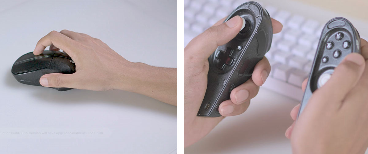Phase: este mouse se divide em dois para se transformar em controles estilo joy-con