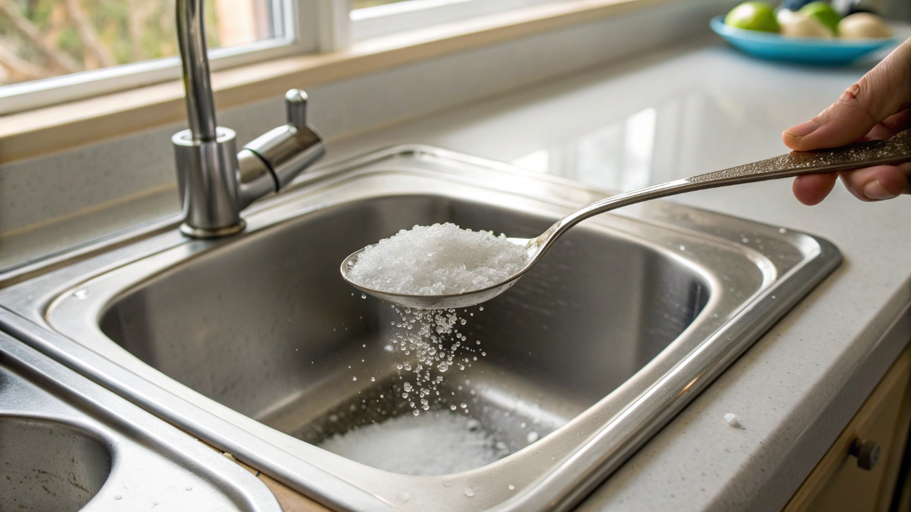 Pia sem odor e encanamento protegido: como o bicarbonato faz salva sua cozinha