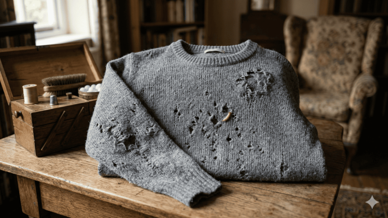 Roupa furada nunca mais: dicas de limpeza para eliminar as larvas das traças