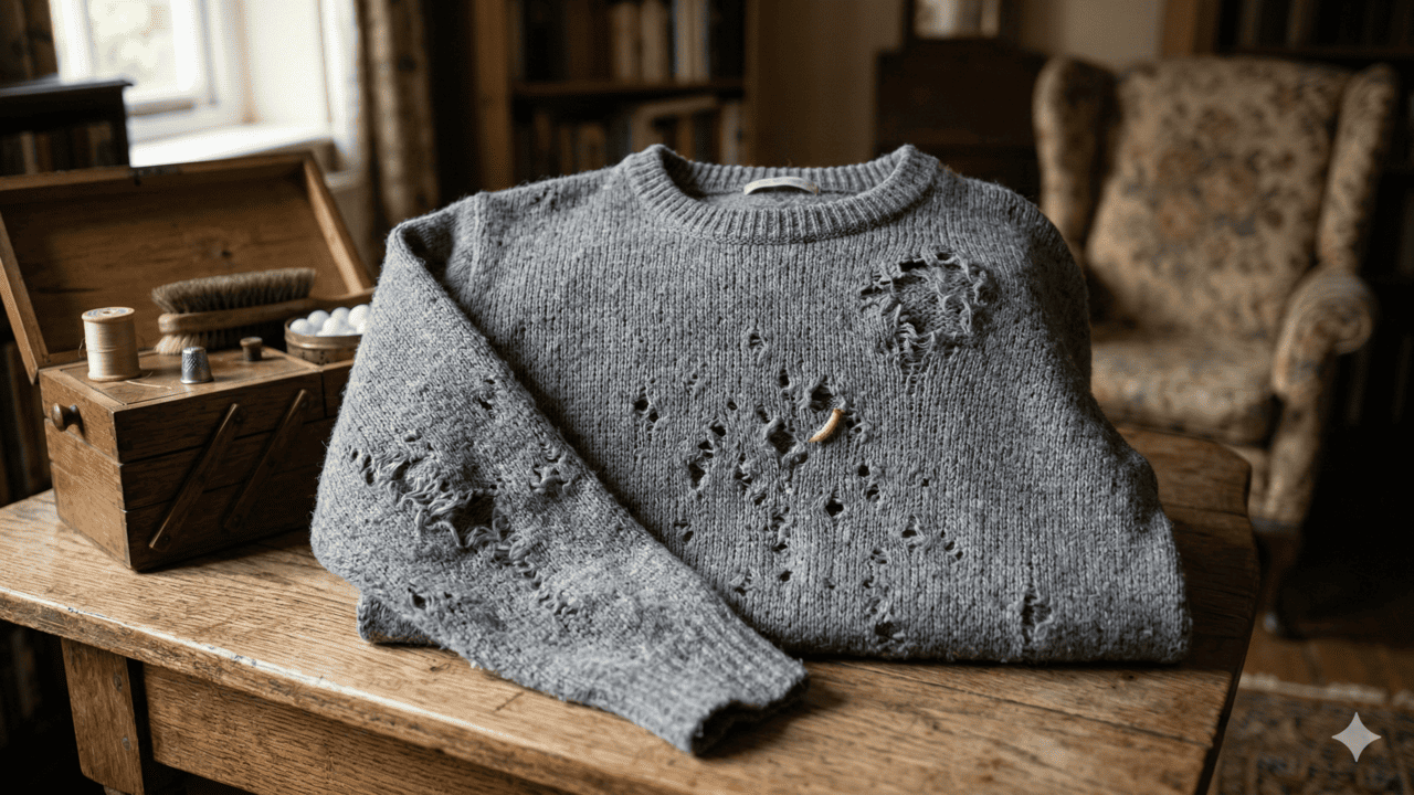 Roupa furada nunca mais: dicas de limpeza para eliminar as larvas das traças