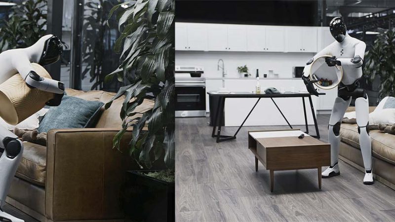Veja o robô da Figure AI arrumando uma sala sozinho e com movimentos precisos