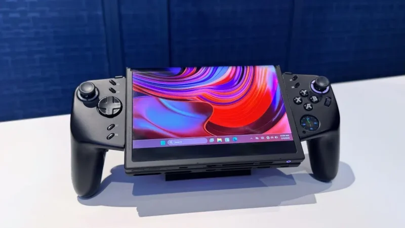 console portátil com tela dobrável chega como conceito no MWC 2026