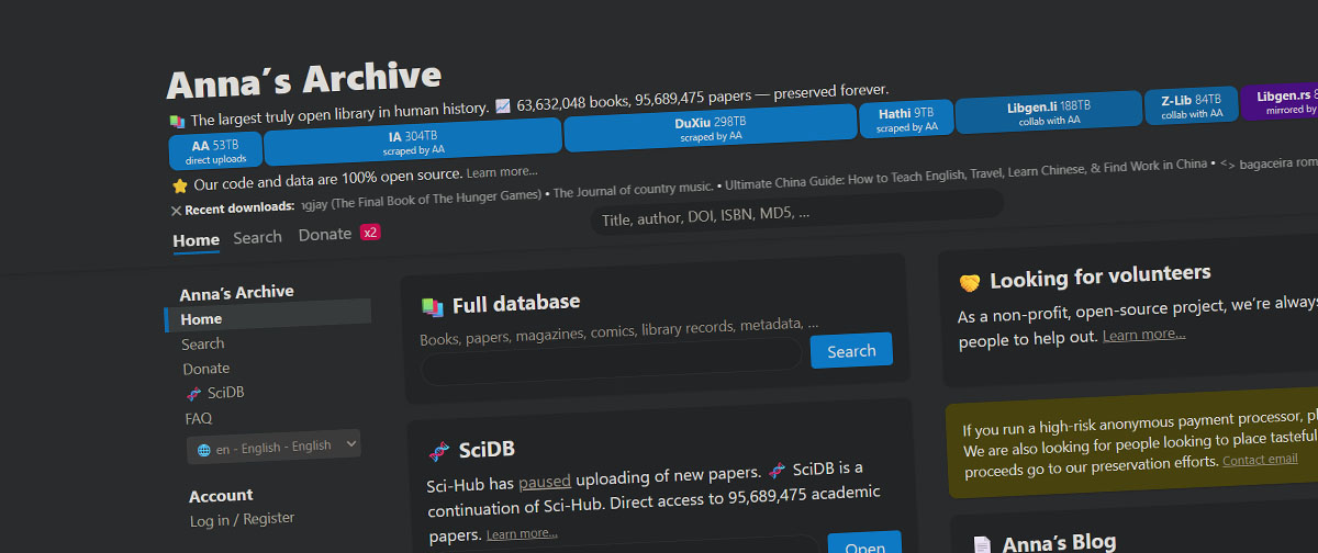 maiores editoras do mundo estão tentando derrubar site pirata com milhões de livros e artigos científicos