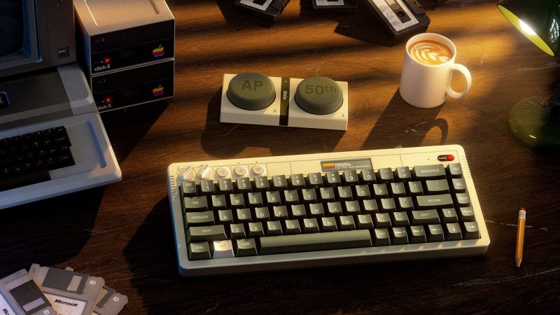 8BitDo anuncia teclado inspirado no icônico Apple II