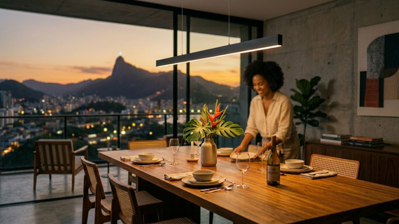Adeus ao lustre de cristal na sala de jantar: as tendências minimalistas que vão dominar em 2026