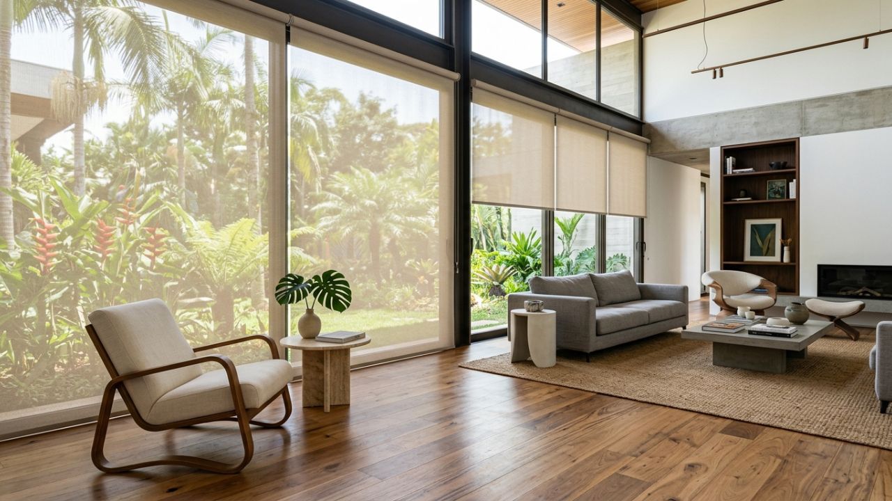 Adeus às cortinas pesadas de tecido: 5 ideias modernas para janelas que serão tendência em 2026