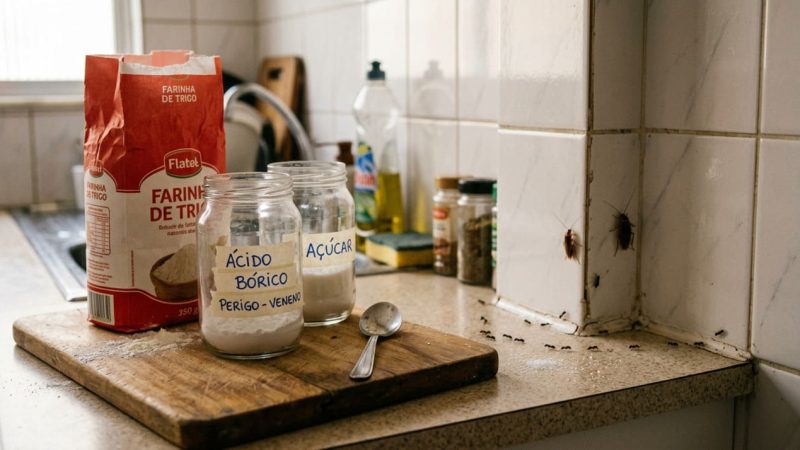 Adeus baratas e formigas: a mistura caseira simples que manda embora os insetos indesejados da sua casa