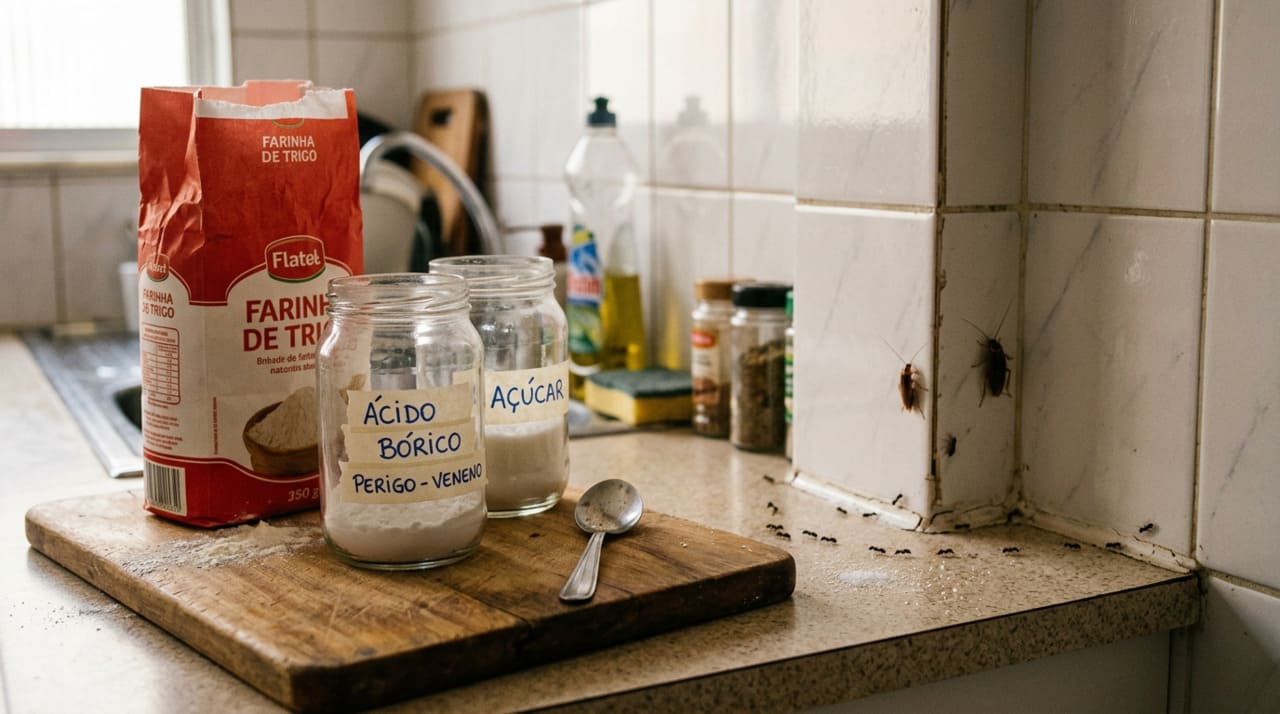 Adeus baratas e formigas: a mistura caseira simples que manda embora os insetos indesejados da sua casa
