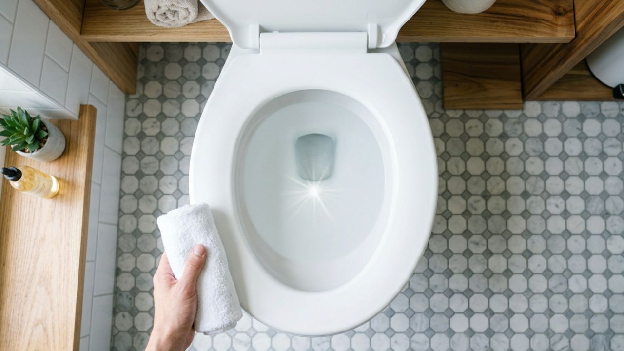 Adicione detergente de louça no vaso sanitário à noite: um truque inteligente para uma limpeza eficiente